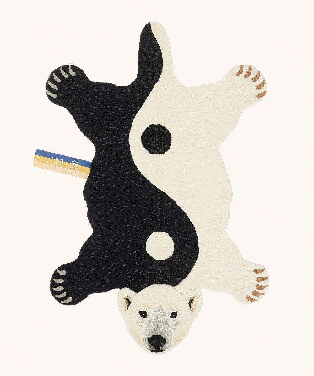 Mara Yin Yang Polar Bear Rug - Joy Gift Shoppe