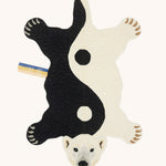 Mara Yin Yang Polar Bear Rug - Joy Gift Shoppe