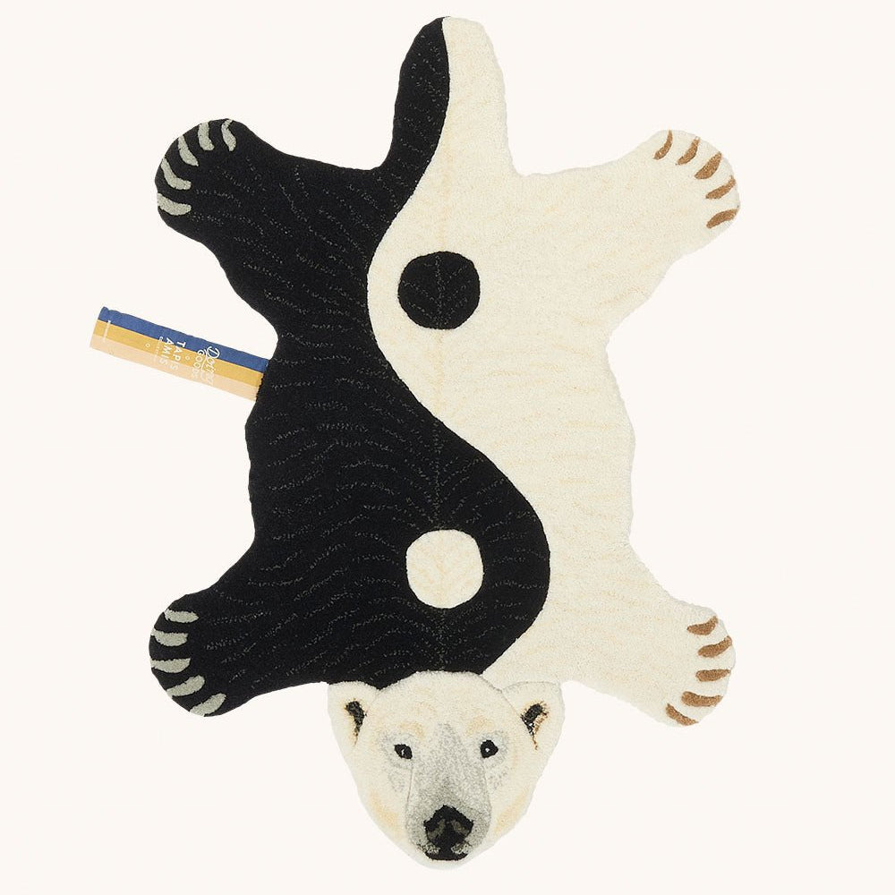 Mara Yin Yang Polar Bear Rug - Joy Gift Shoppe