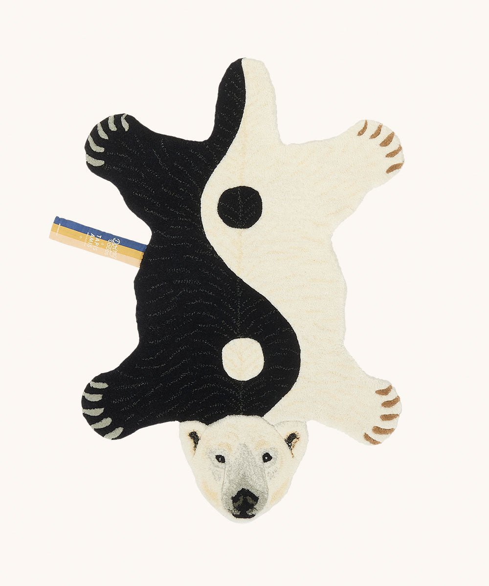 Mara Yin Yang Polar Bear Rug - Joy Gift Shoppe