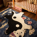 Mara Yin Yang Polar Bear Rug - Joy Gift Shoppe