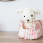 Marshmallow the Puppy & Carrier - Joy Gift Shoppe
