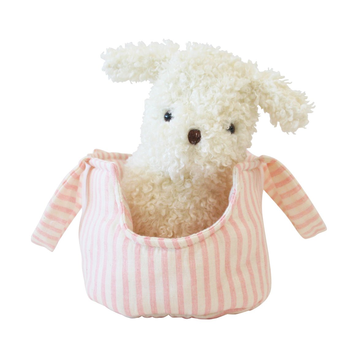Marshmallow the Puppy & Carrier - Joy Gift Shoppe