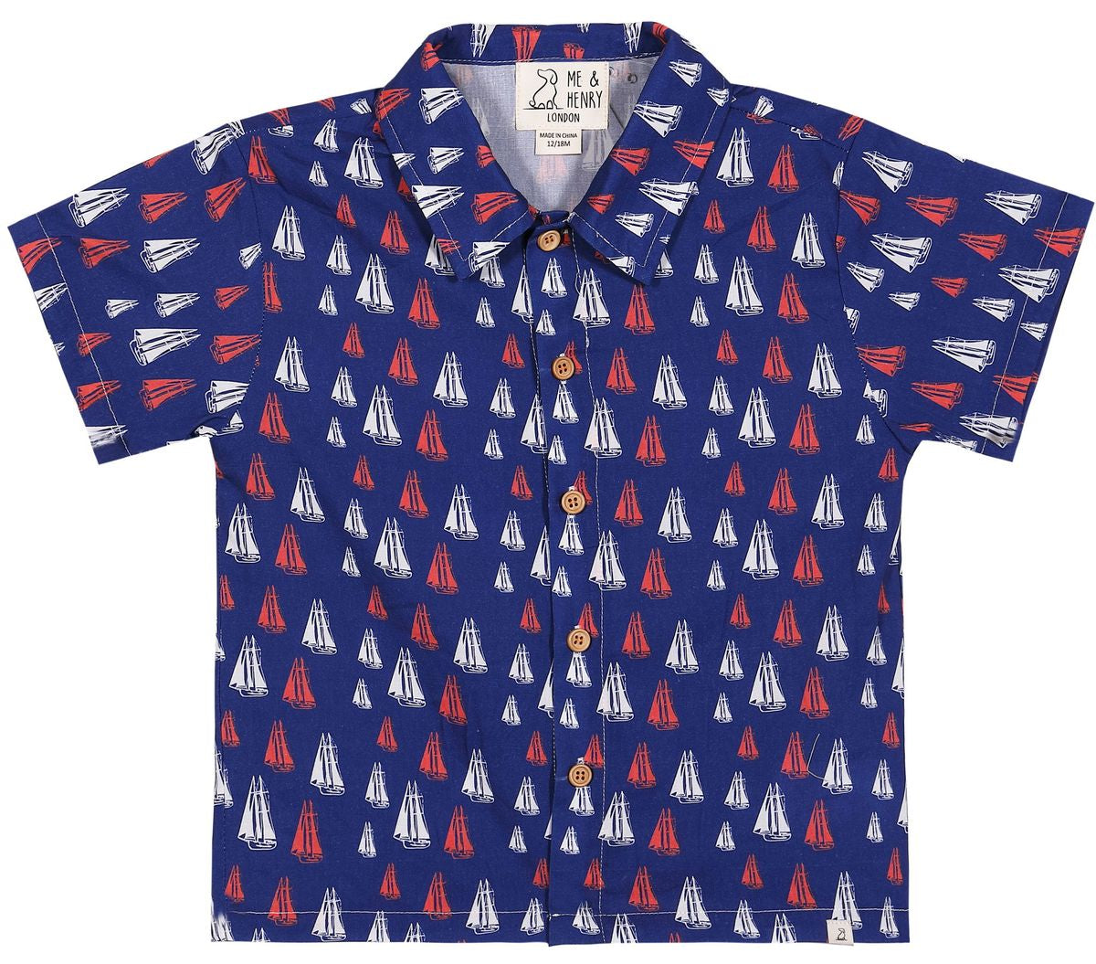 MAUI Sailboats Printed Shirt - Joy