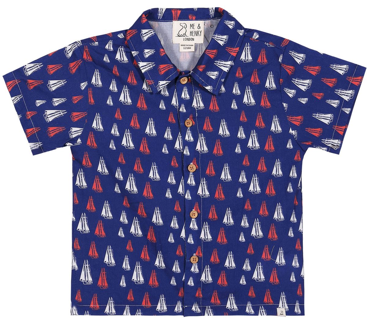 MAUI Sailboats Printed Shirt - Joy