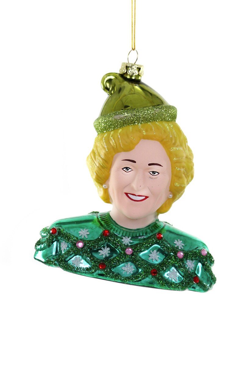 May Your Christmas Be Golden Ornament - Joy