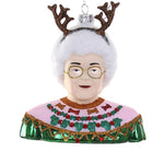 May Your Christmas Be Golden Ornament - Joy