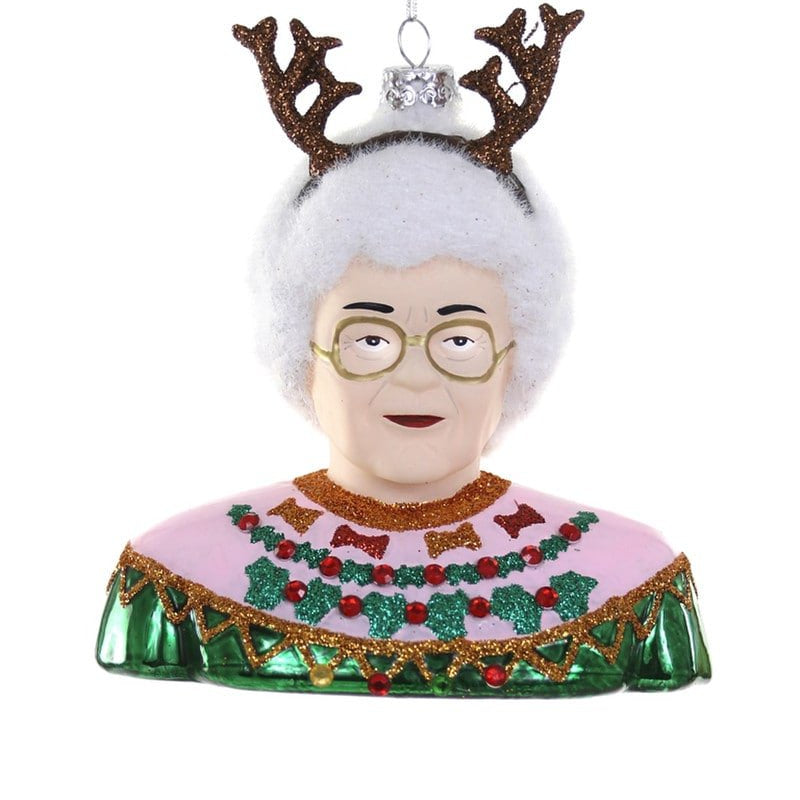 May Your Christmas Be Golden Ornament - Joy
