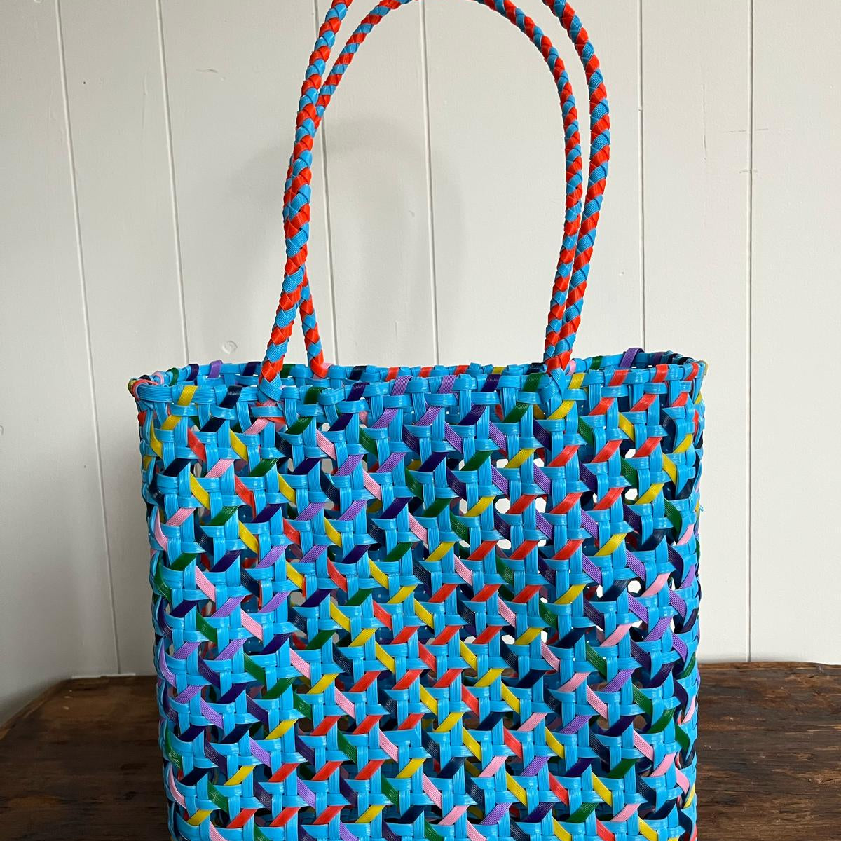 Medium Cintilla Bag - Blue Multicolor - Joy