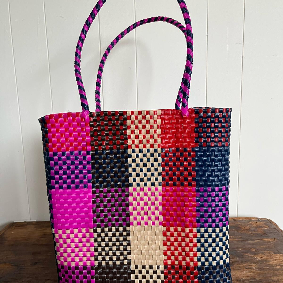 Medium Cintilla Bag - Plaid Multicolor - Joy