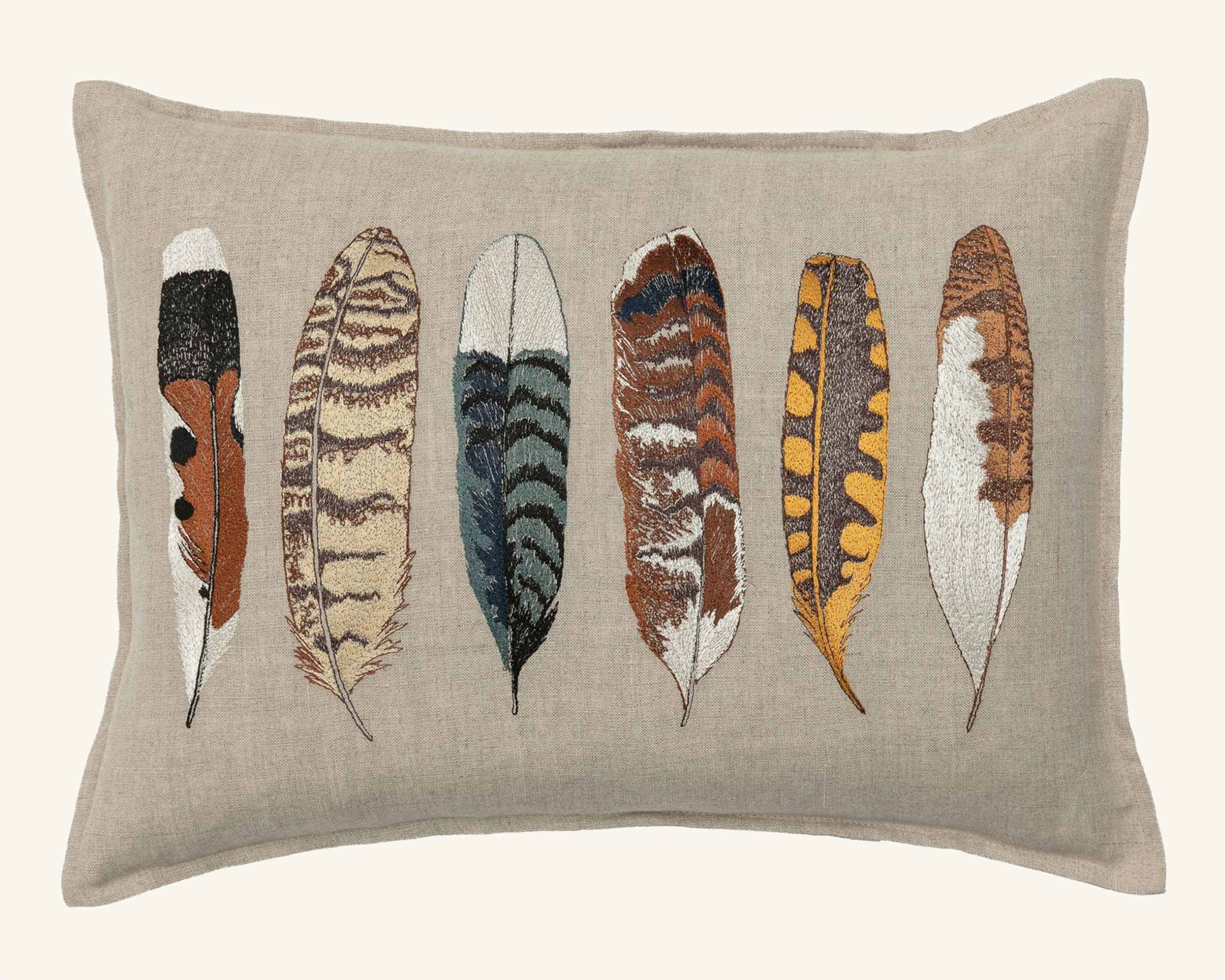 Medium Feathers Pillow - Joy