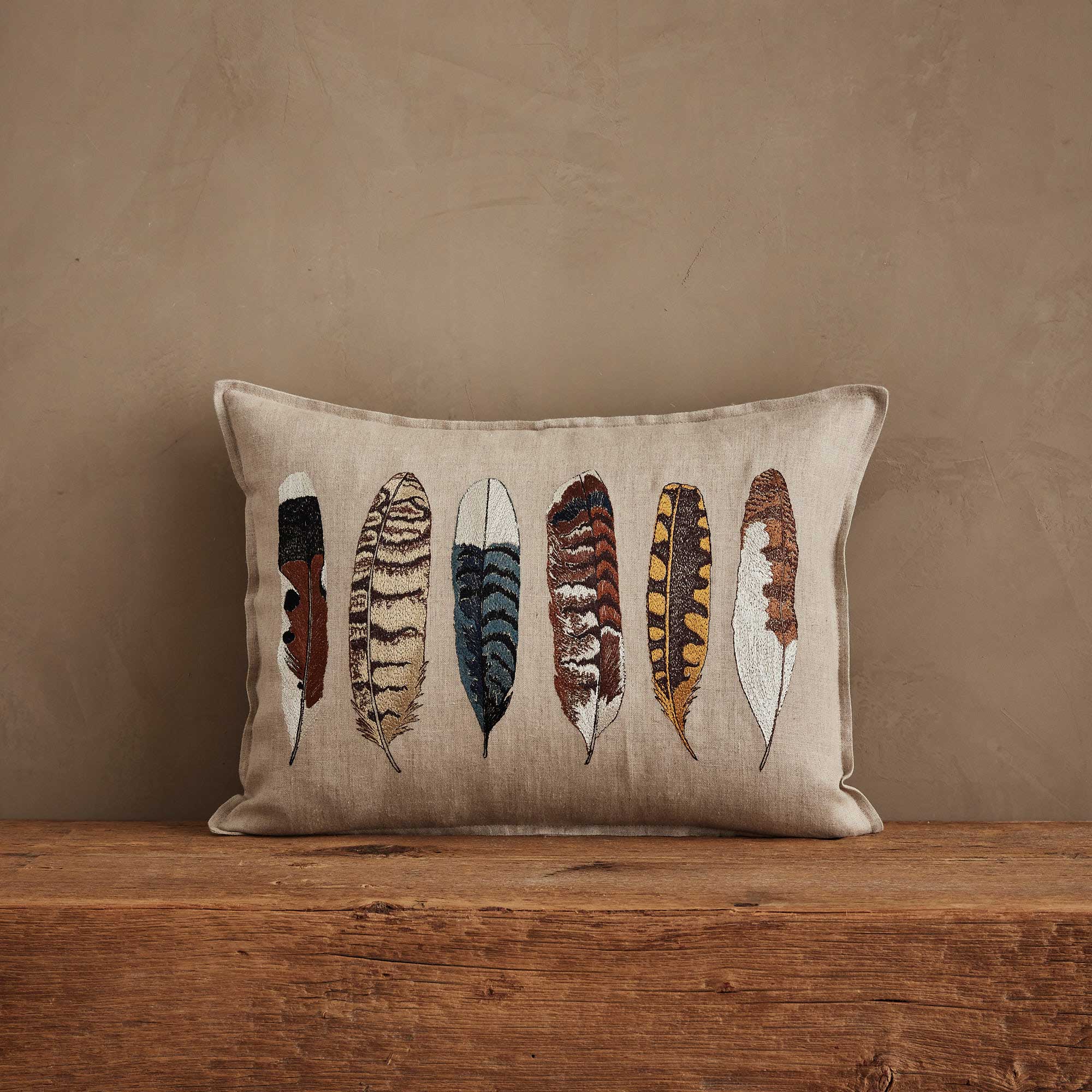 Medium Feathers Pillow - Joy
