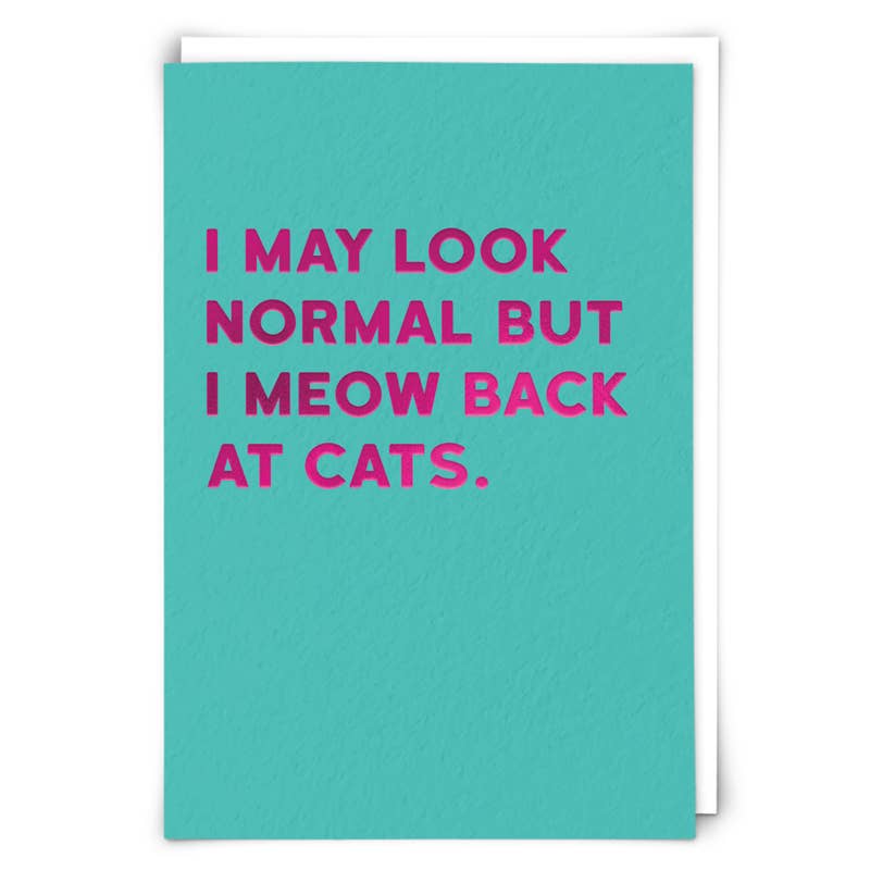 Meow Greetings Card - Joy