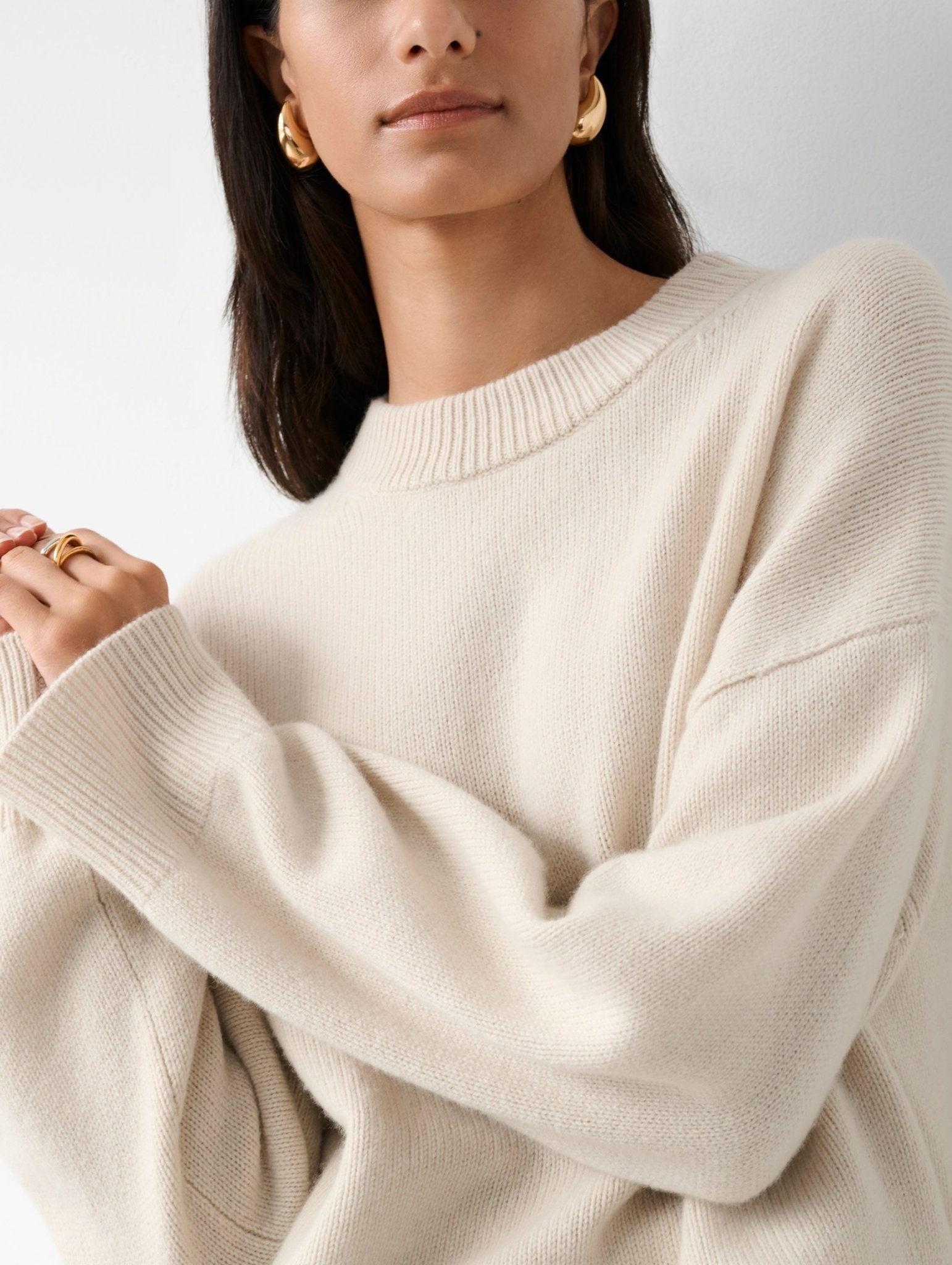 Merino Cashmere Cozy Crewneck - Joy