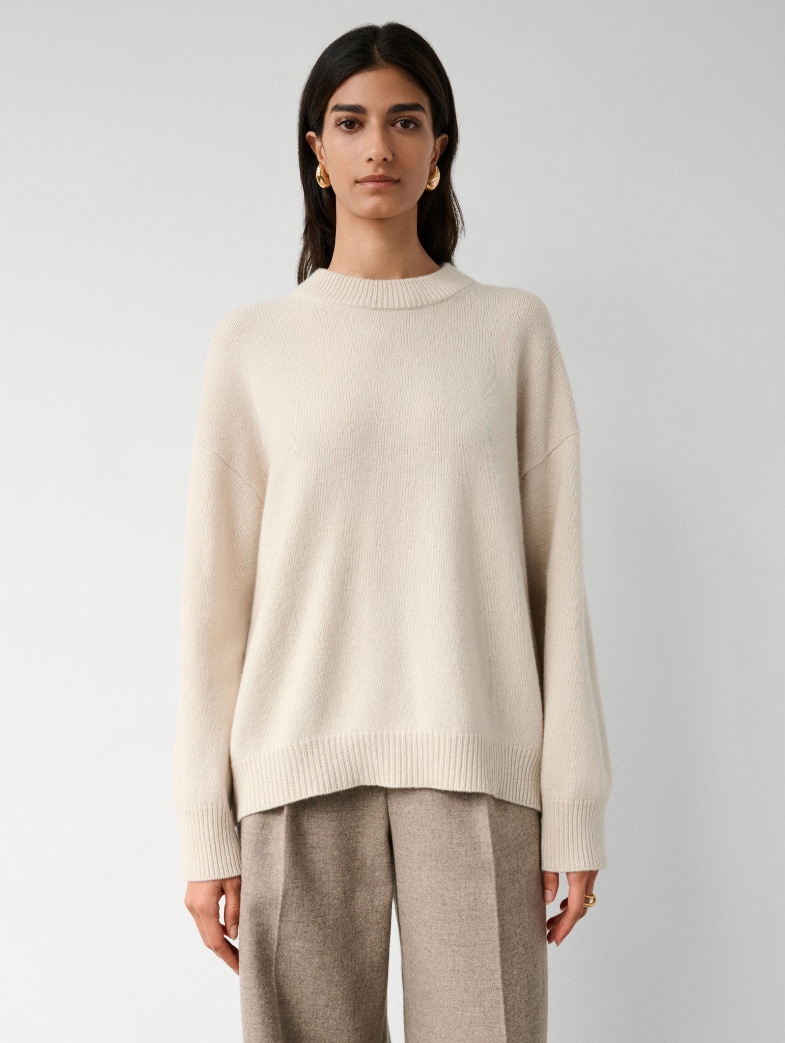 Merino Cashmere Cozy Crewneck - Joy