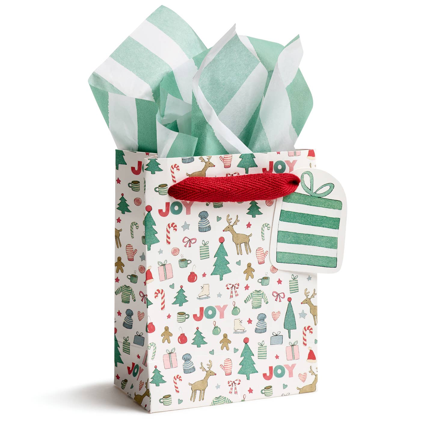 Merry Motif Christmas Gift Bag - Joy Gift Shoppe