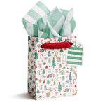 Merry Motif Christmas Gift Bag - Joy Gift Shoppe