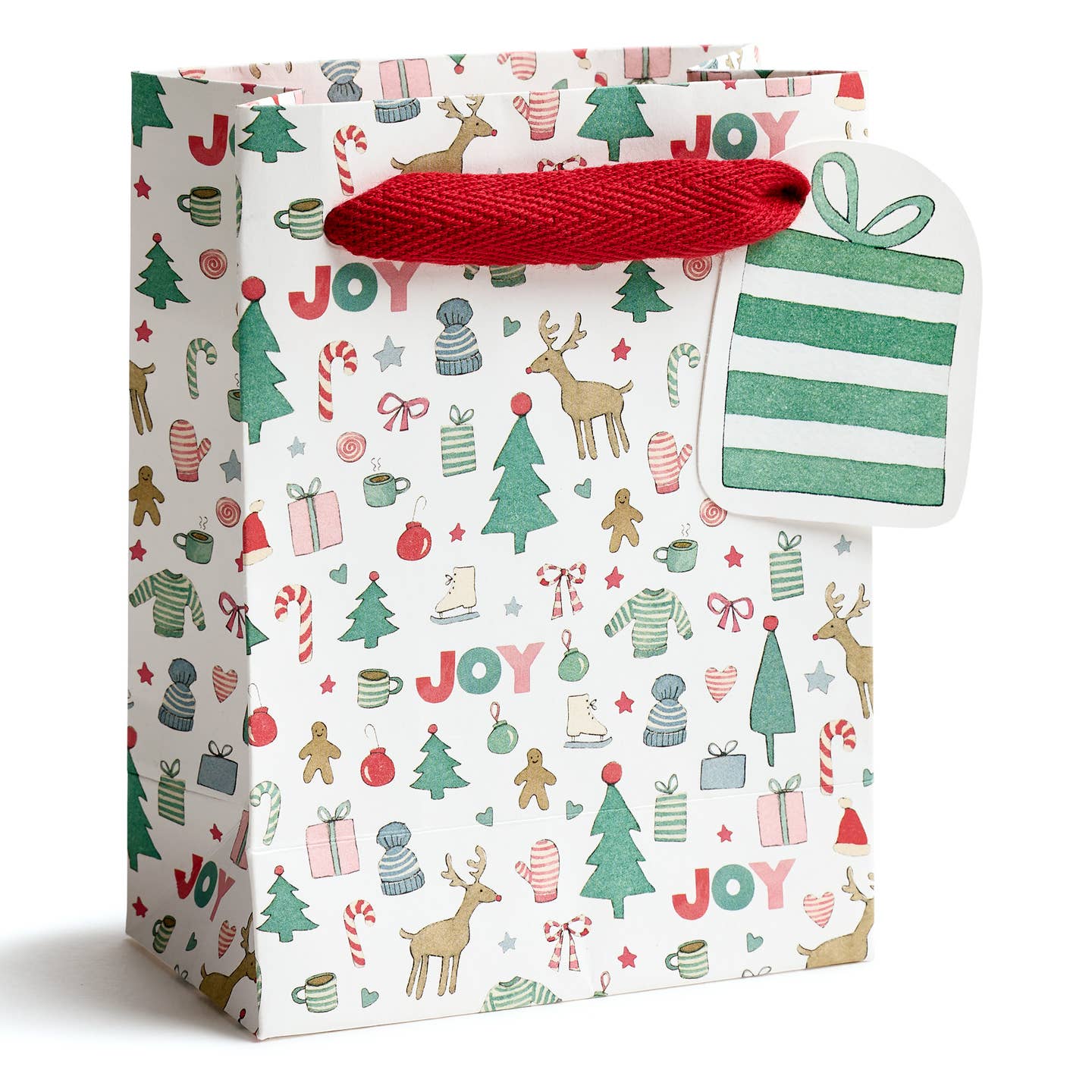 Merry Motif Christmas Gift Bag - Joy Gift Shoppe