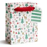Merry Motif Christmas Gift Bag - Joy Gift Shoppe