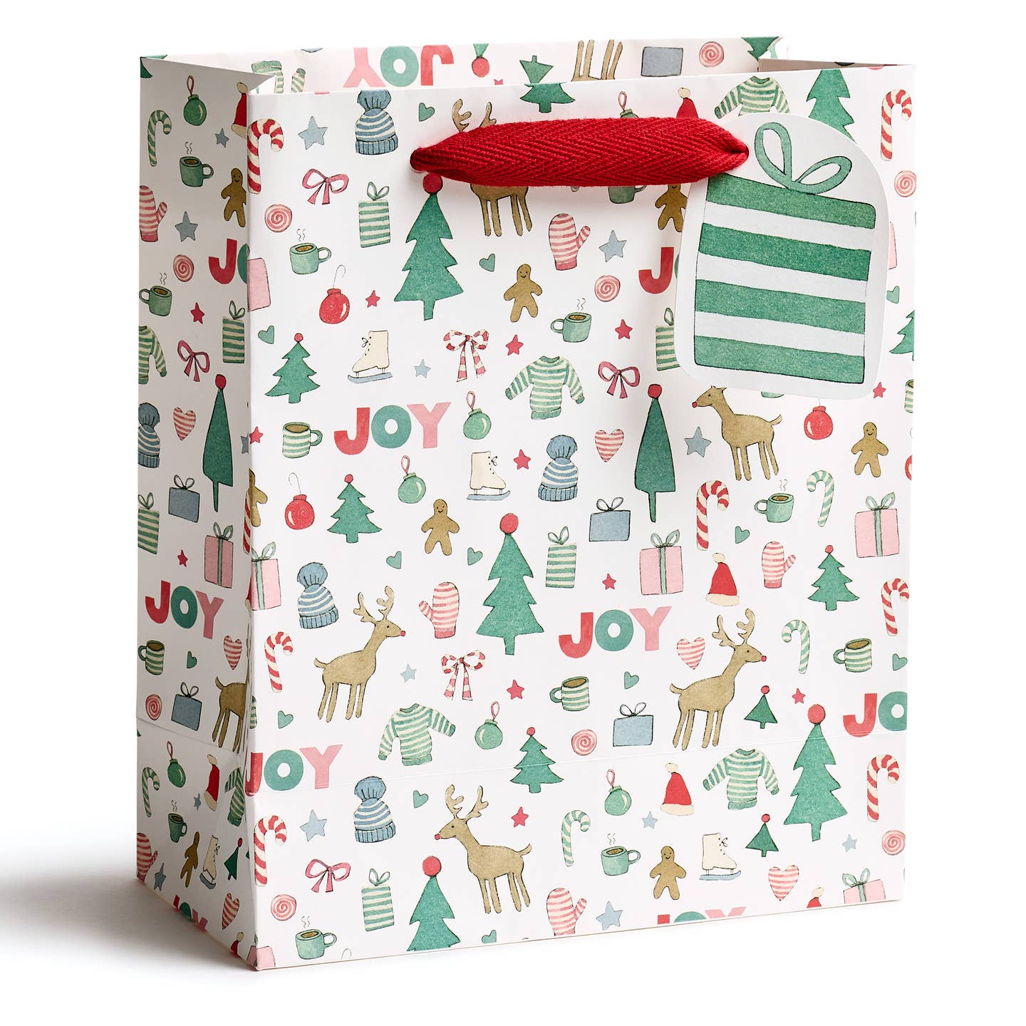Merry Motif Christmas Gift Bag - Joy Gift Shoppe