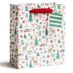 Merry Motif Christmas Gift Bag - Joy Gift Shoppe