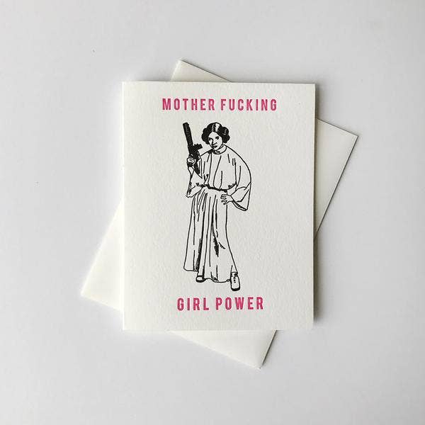 Mf Girl Power - Friendship and Encouragement Greeting Card - Joy