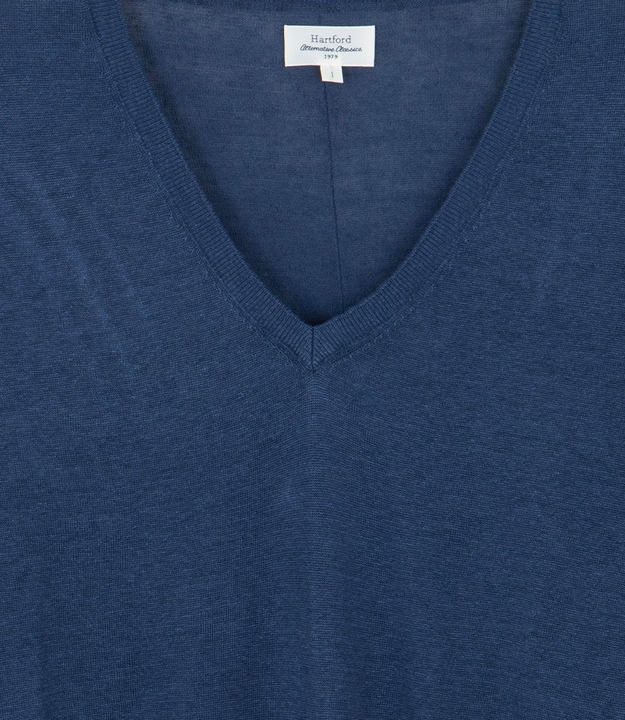 Milly Knit Pullover - Navy - Joy