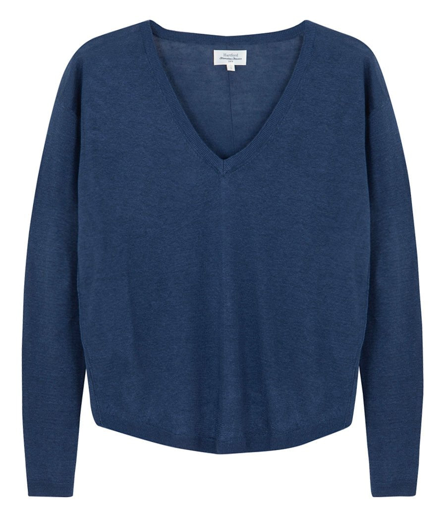 Milly Knit Pullover - Navy - Joy