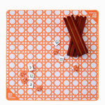 Mini Orange Cane Mat - Joy Gift Shoppe