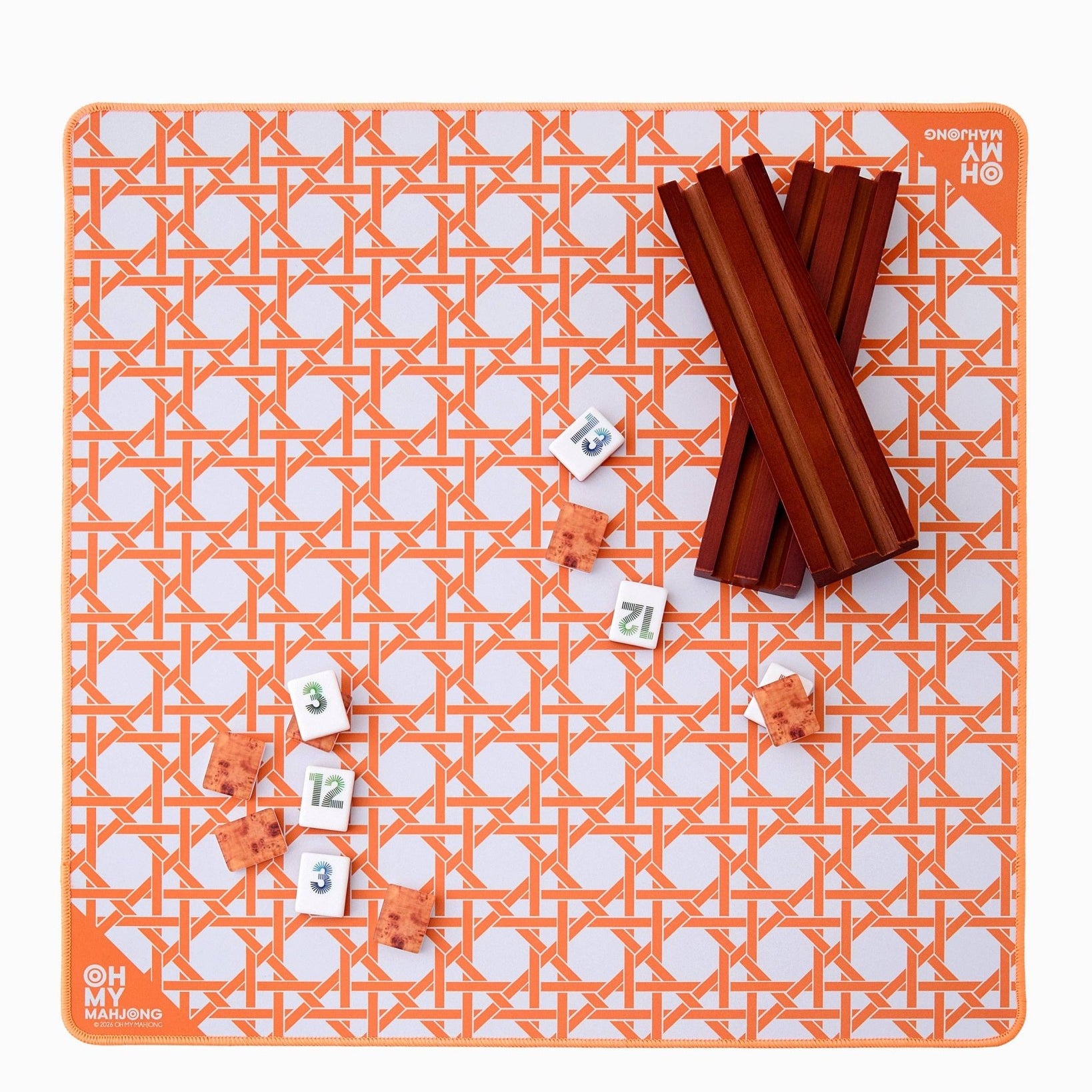 Mini Orange Cane Mat - Joy Gift Shoppe