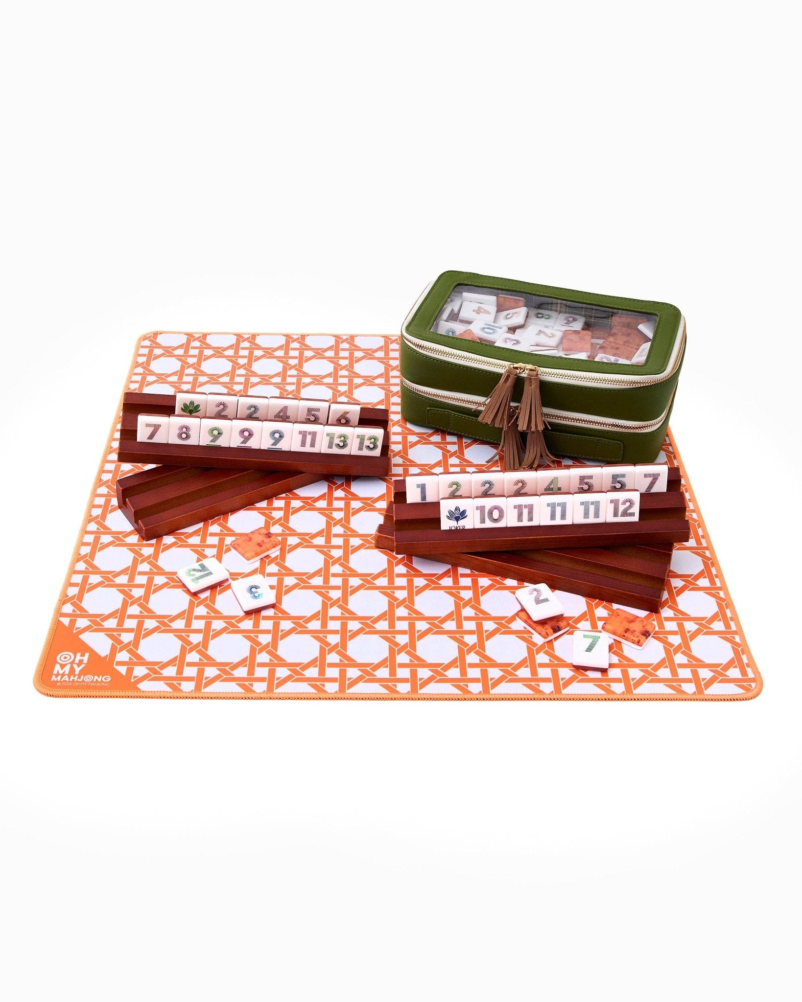 Mini Orange Cane Mat - Joy Gift Shoppe