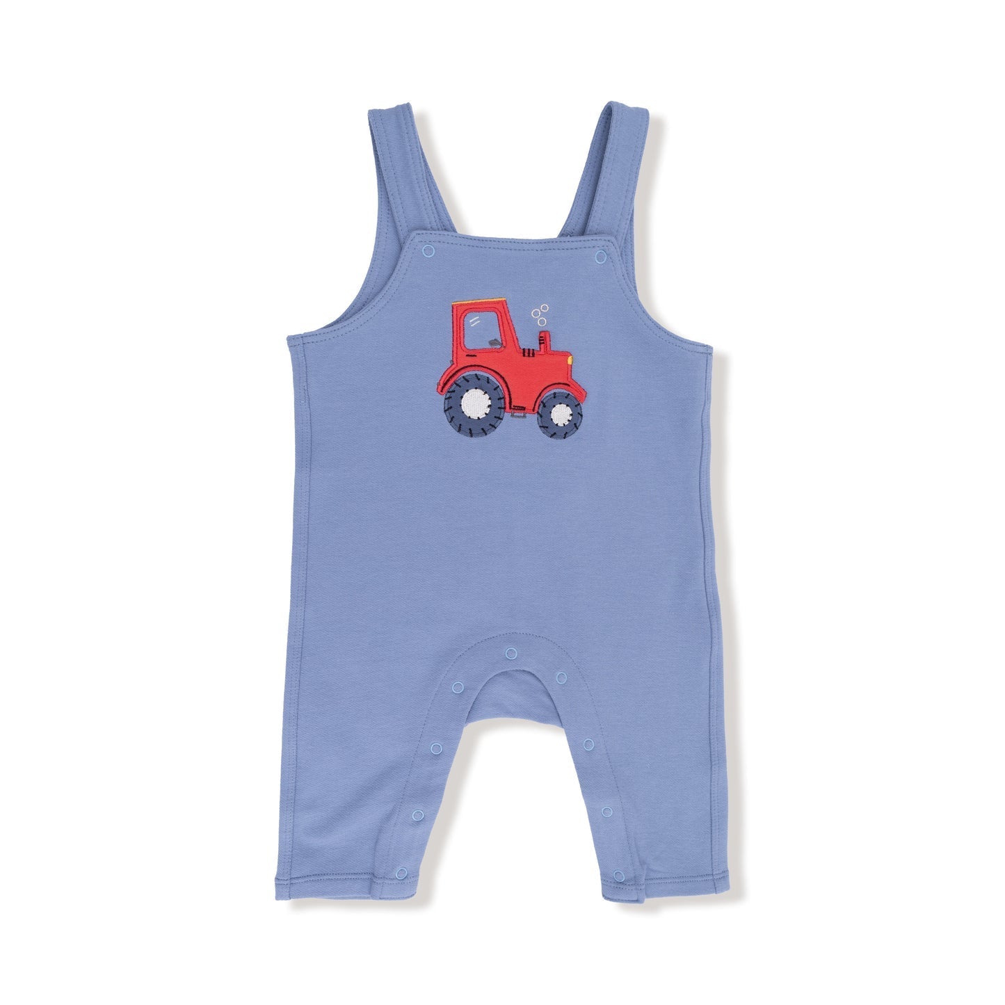 Mini Tractors LS Henley Top with Overalls - Joy