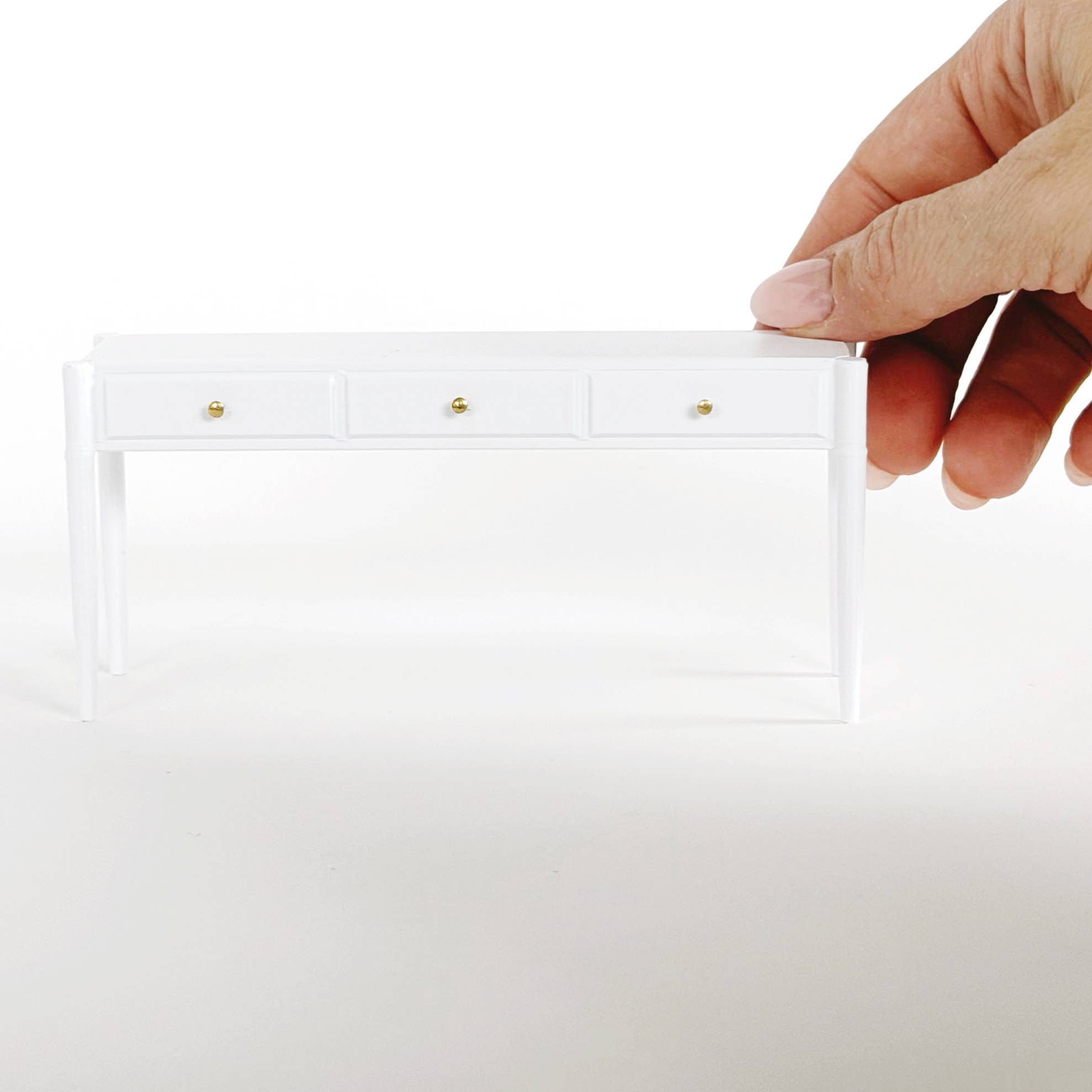 Miniature Console Table – White - Joy Gift Shoppe