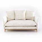 Miniature Heathered Woven Sofa – Ivory - Joy Gift Shoppe