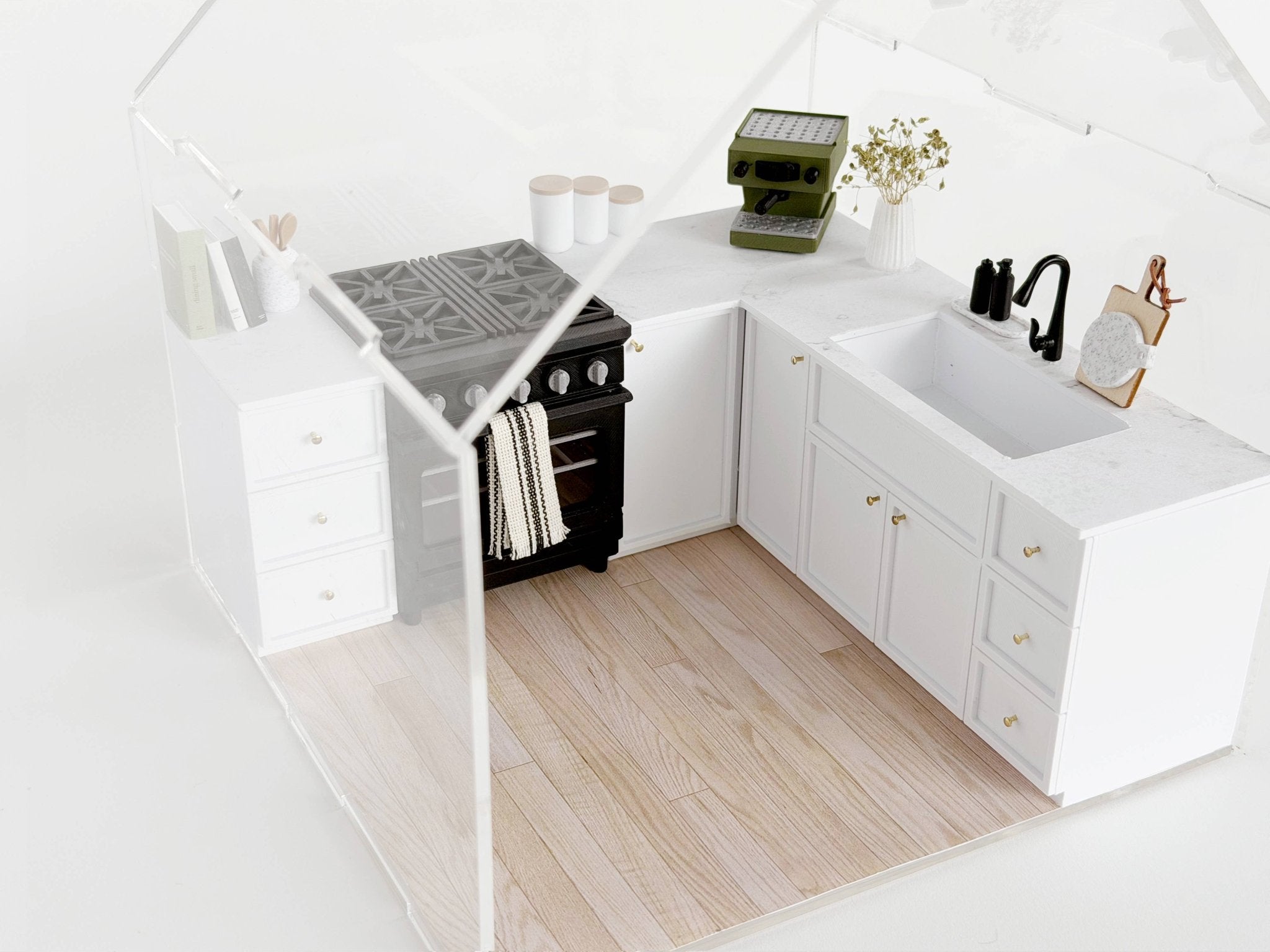 Miniature Kitchen Set – Ivory - Joy Gift Shoppe