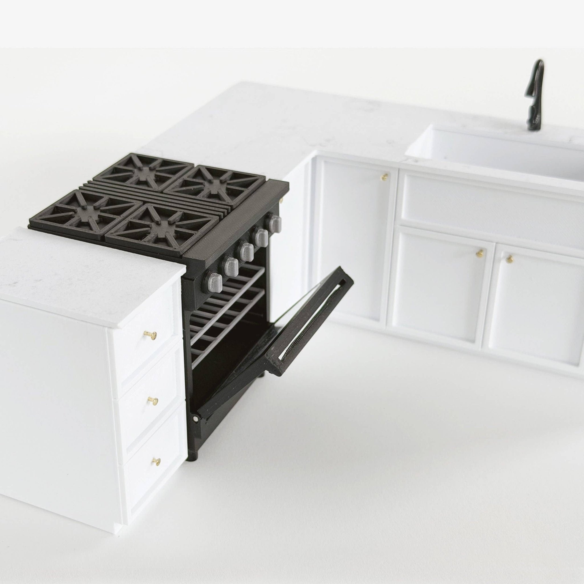 Miniature Stove & Oven – Black - Joy Gift Shoppe