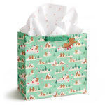 Mint Gingerbread Village Gift Bag - Joy Gift Shoppe