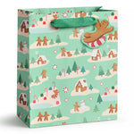 Mint Gingerbread Village Gift Bag - Joy Gift Shoppe