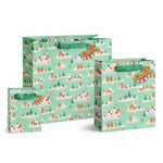 Mint Gingerbread Village Gift Bag - Joy Gift Shoppe