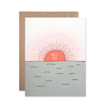 Miss You Sunset Card - Joy