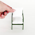 Modern Miniature Armchair – Olive Green - Joy Gift Shoppe