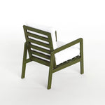 Modern Miniature Armchair – Olive Green - Joy Gift Shoppe