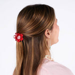 Molly Flower Beaded Claw Clip - Joy Gift Shoppe