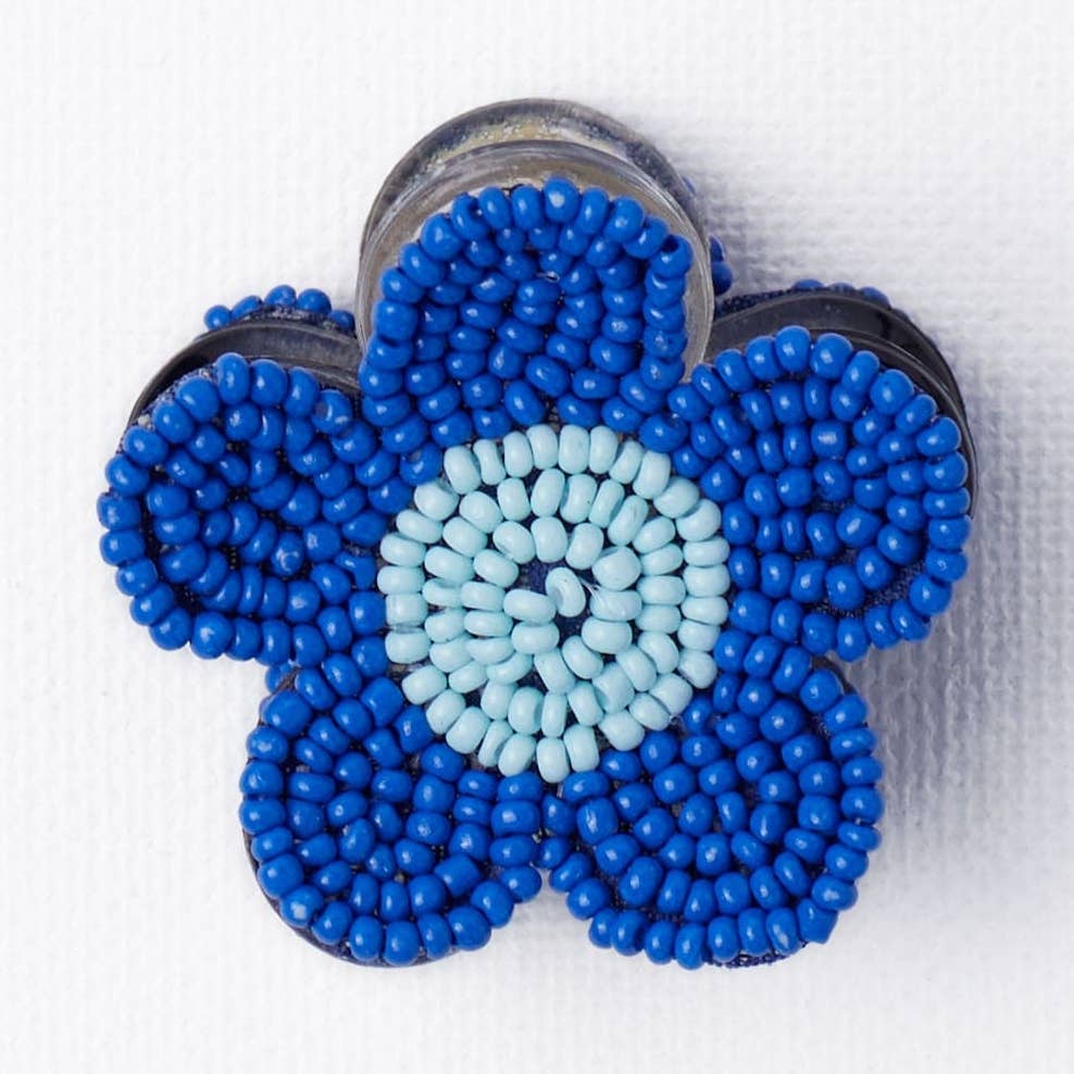 Molly Flower Beaded Claw Clip - Joy Gift Shoppe
