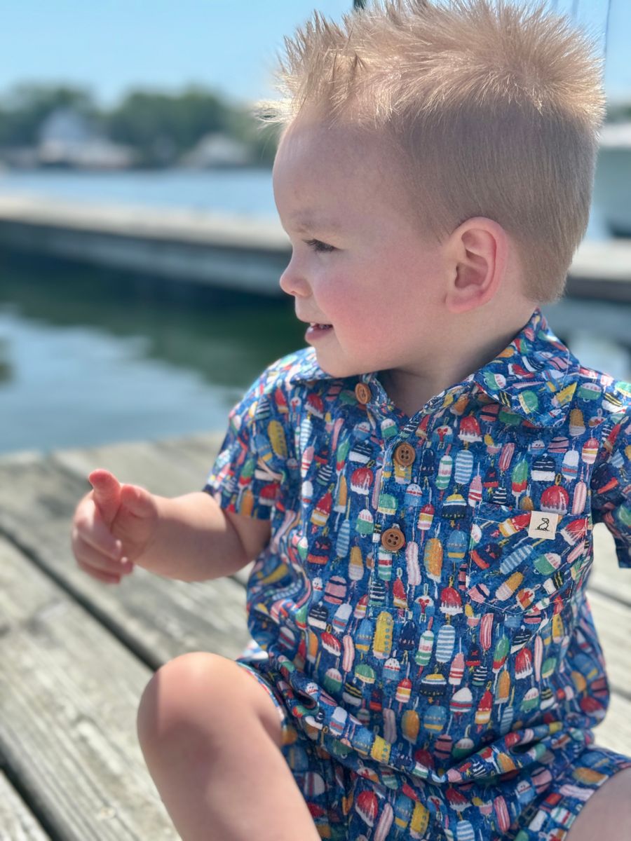 MOLOKAI Buoys Printed Romper - Joy Gift Shoppe