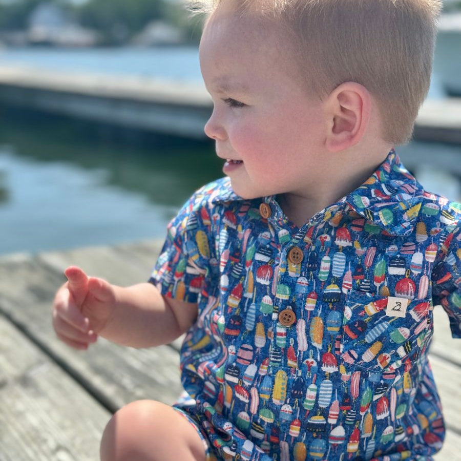 MOLOKAI Buoys Printed Romper - Joy Gift Shoppe