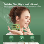 MUZEN OTR Metal Wireless Portable FM Radio Bluetooth Speaker: Green - Joy