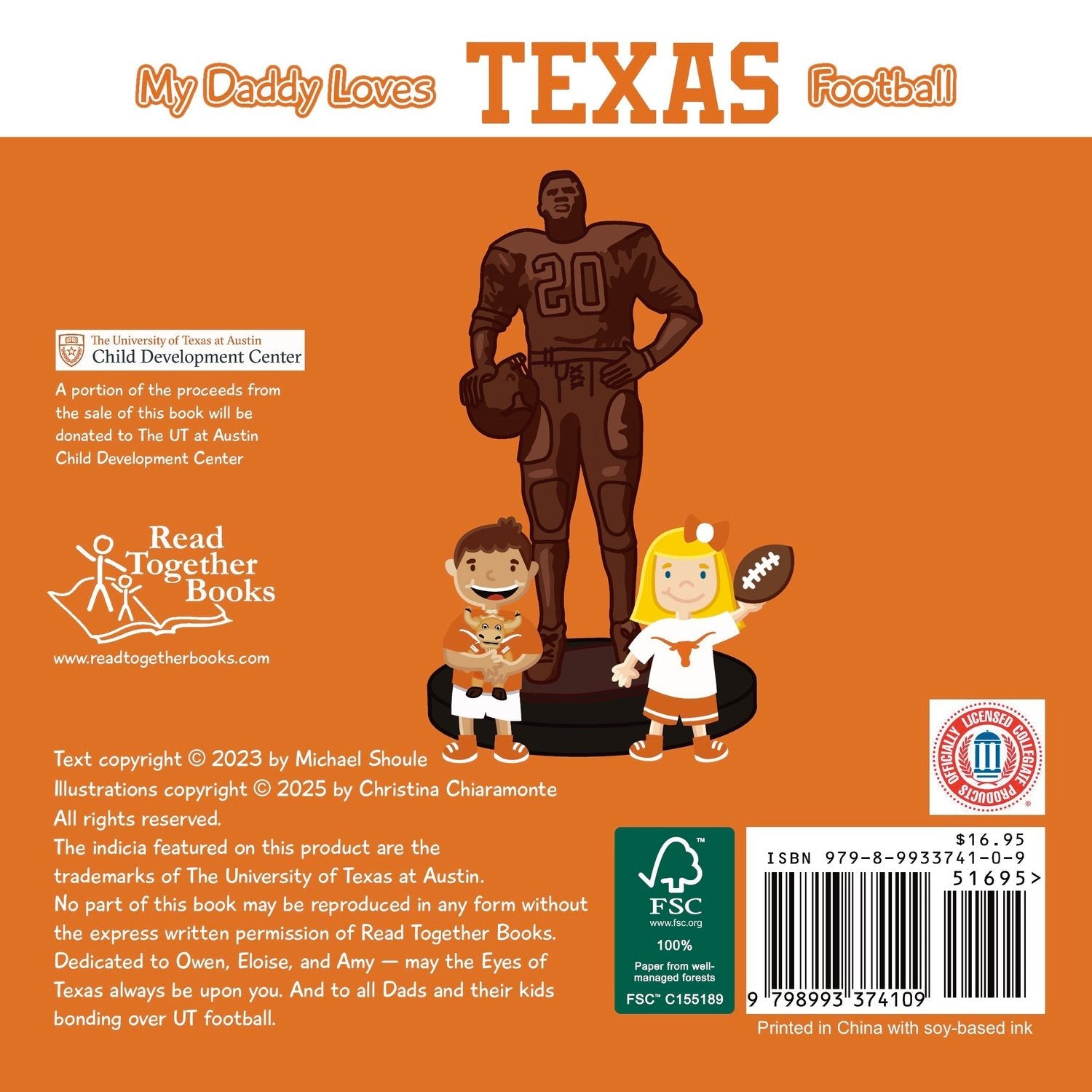 My Daddy Loves Texas Football - Joy Gift Shoppe