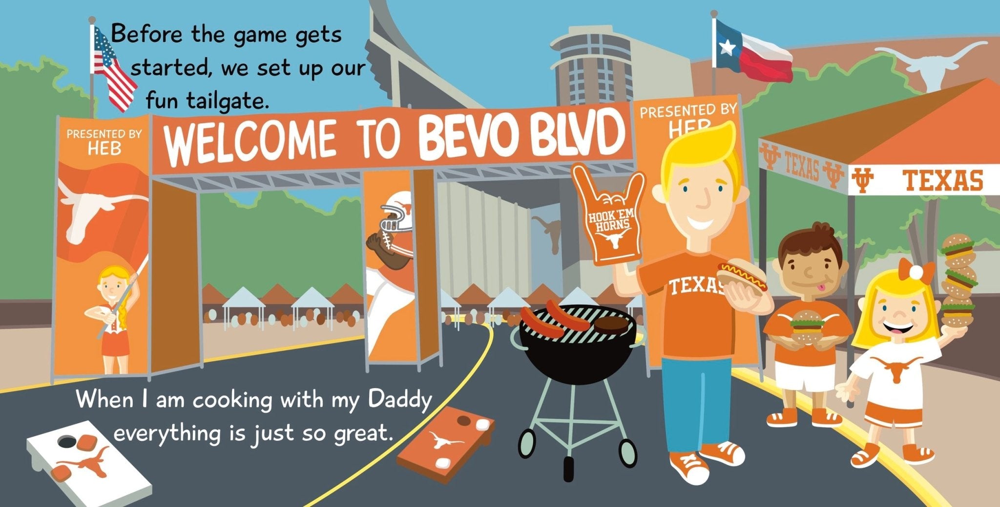 My Daddy Loves Texas Football - Joy Gift Shoppe