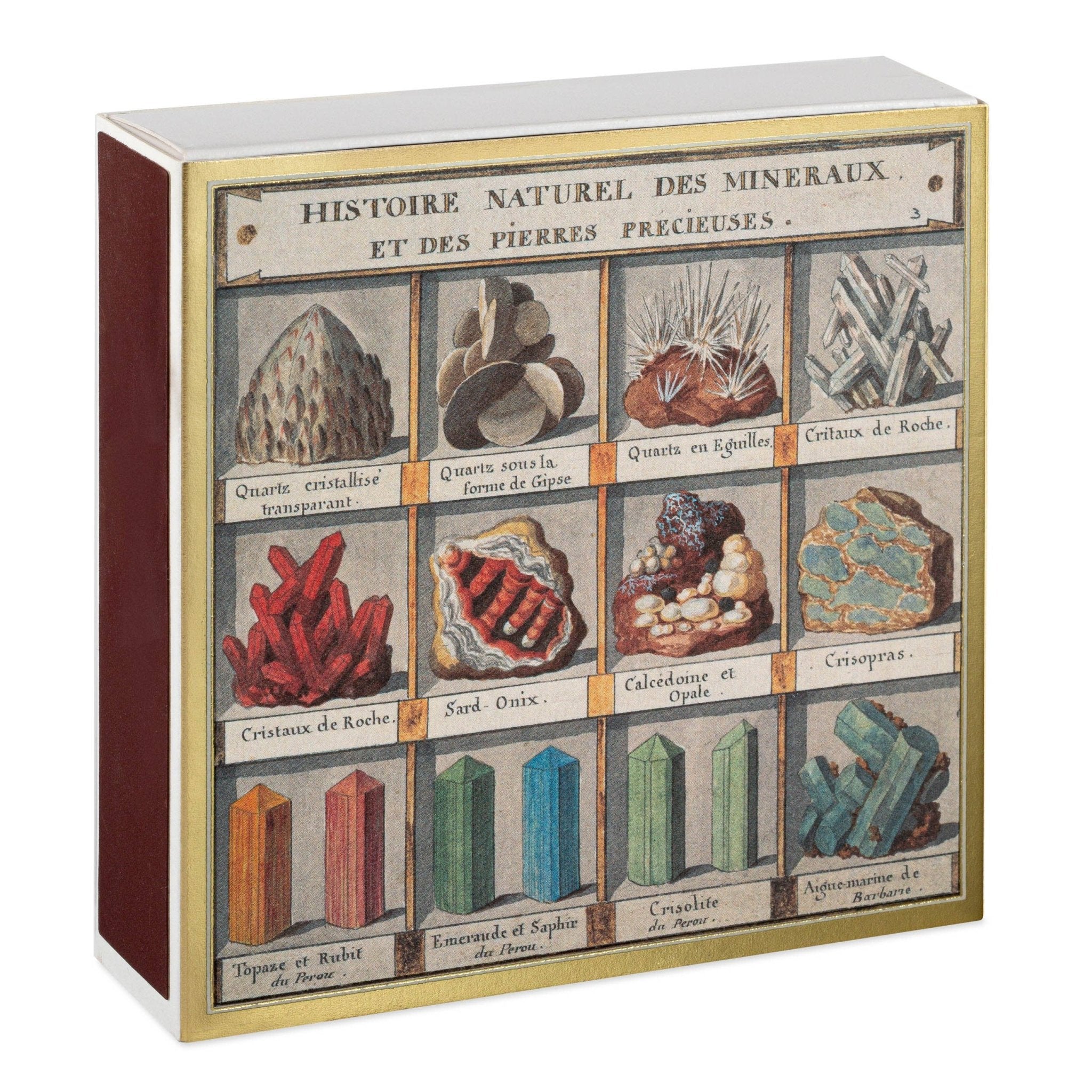Natural History Museum Minerals | Square - Safety Matches - Joy